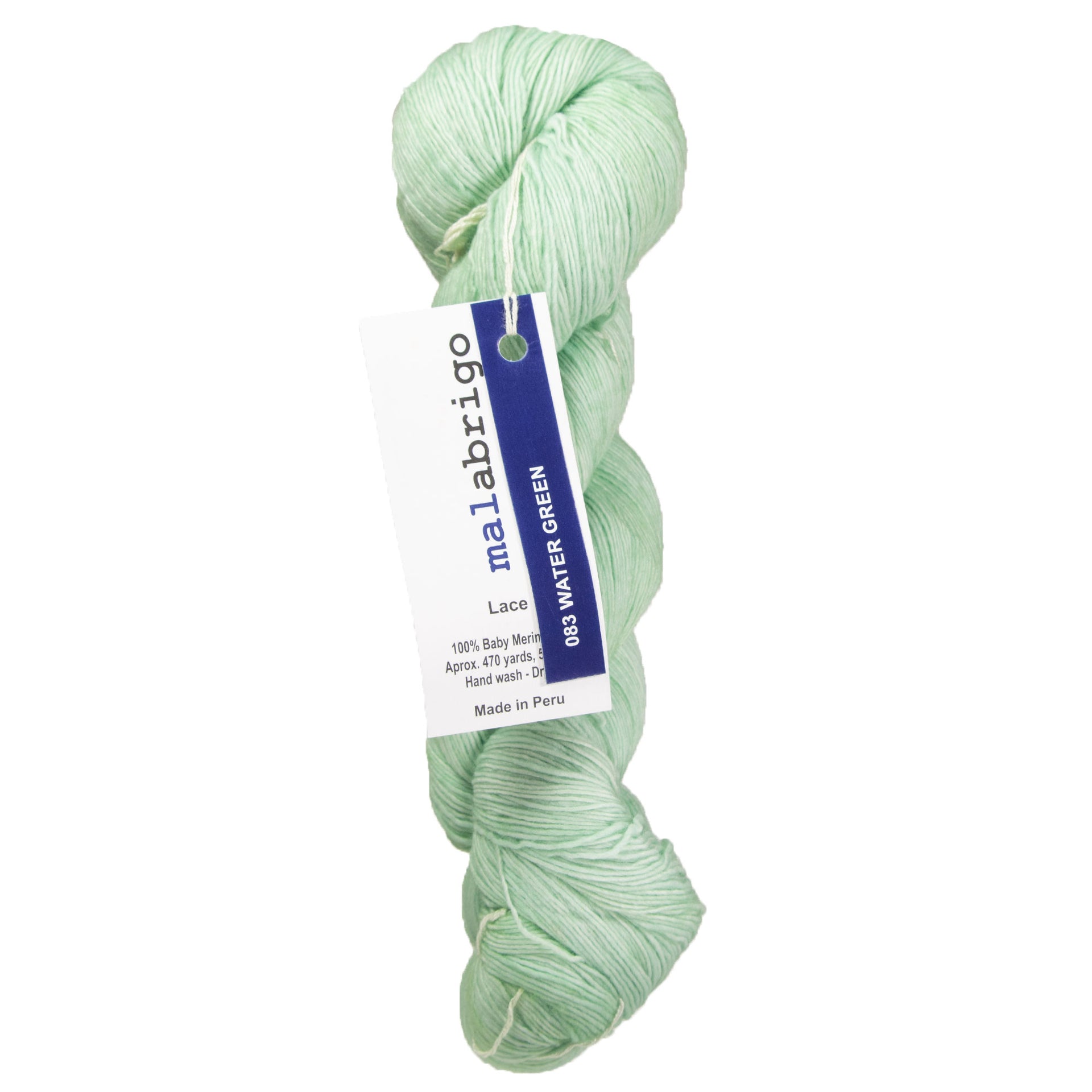 Malabrigo Lace Yarn - 083 Water Green - Zoom Image
