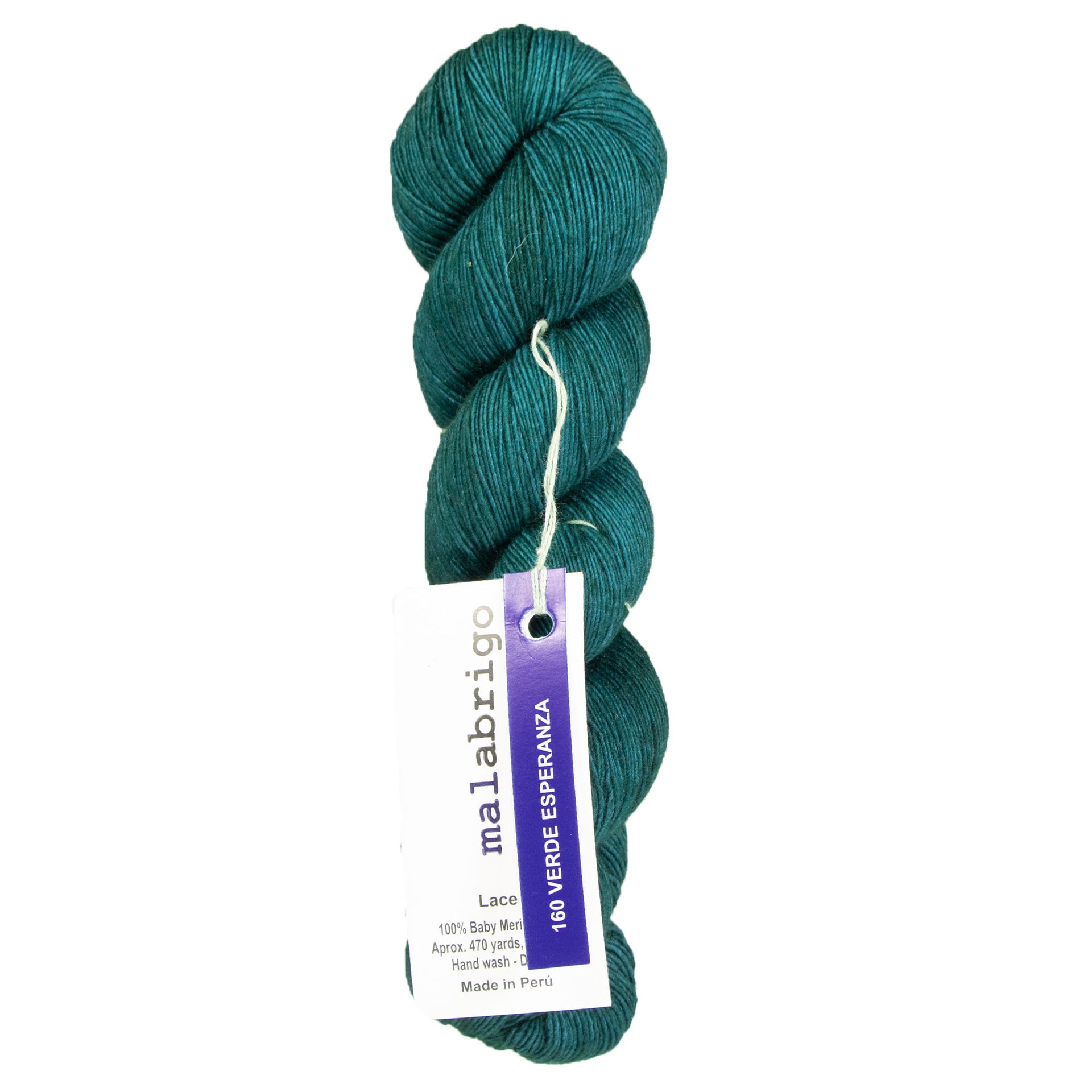 Malabrigo Lace Yarn - 160 Verde Esperanza - Zoom Image
