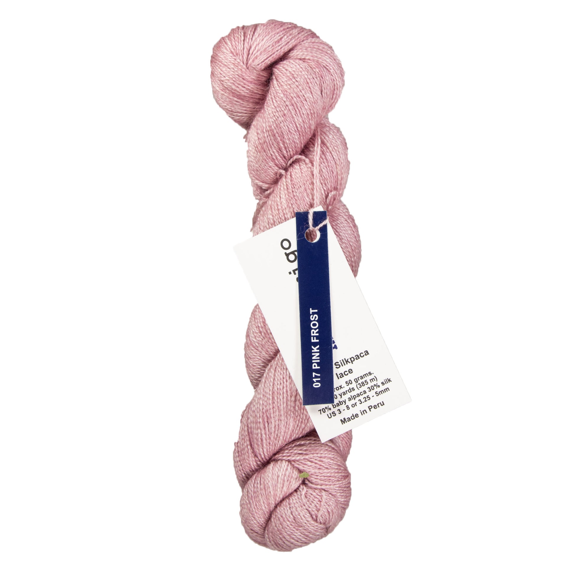 Malabrigo Silkpaca Yarn - 017 Pink Frost - Zoom Image
