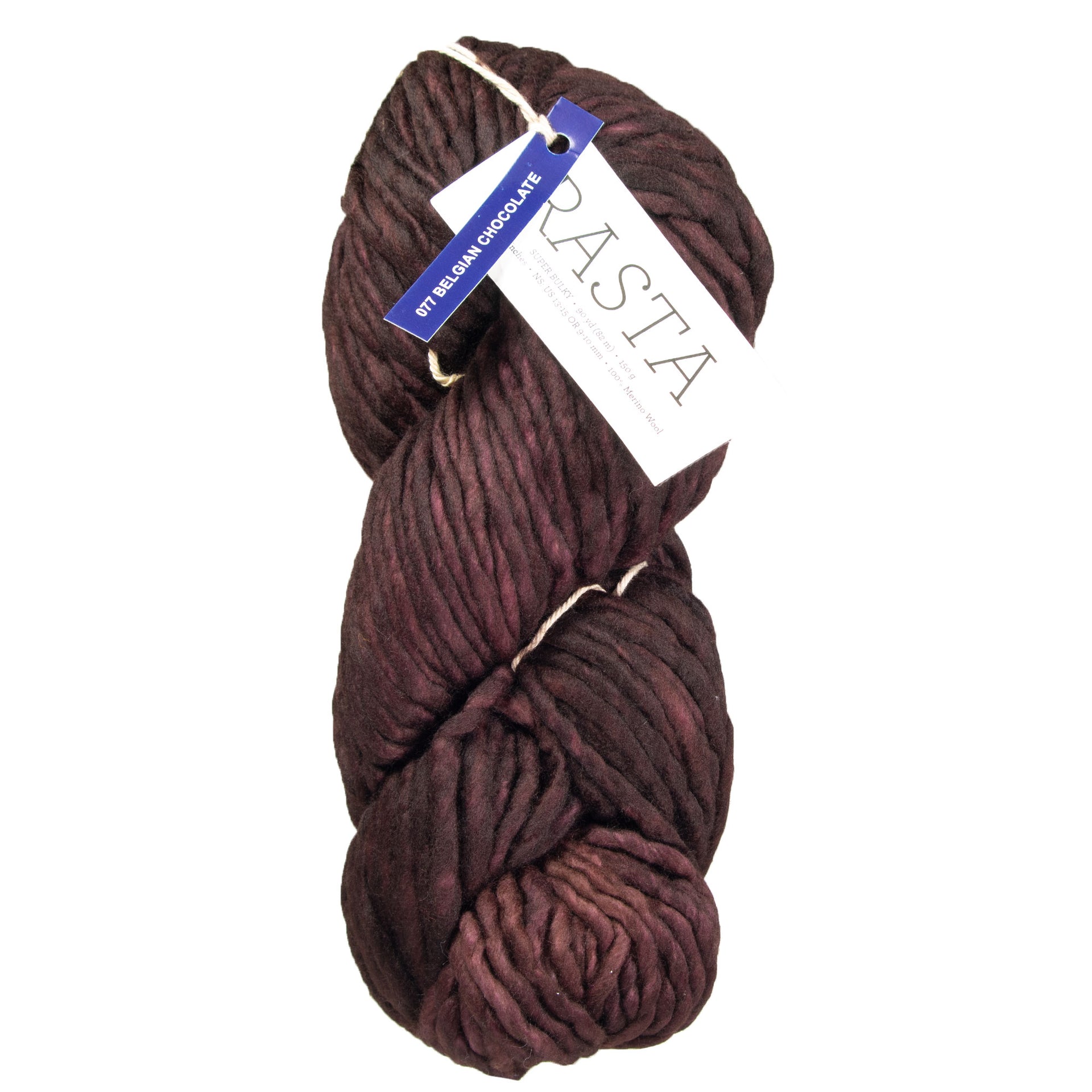 Malabrigo Rasta Yarn - 077 Belgian Chocolate - Zoom Image
