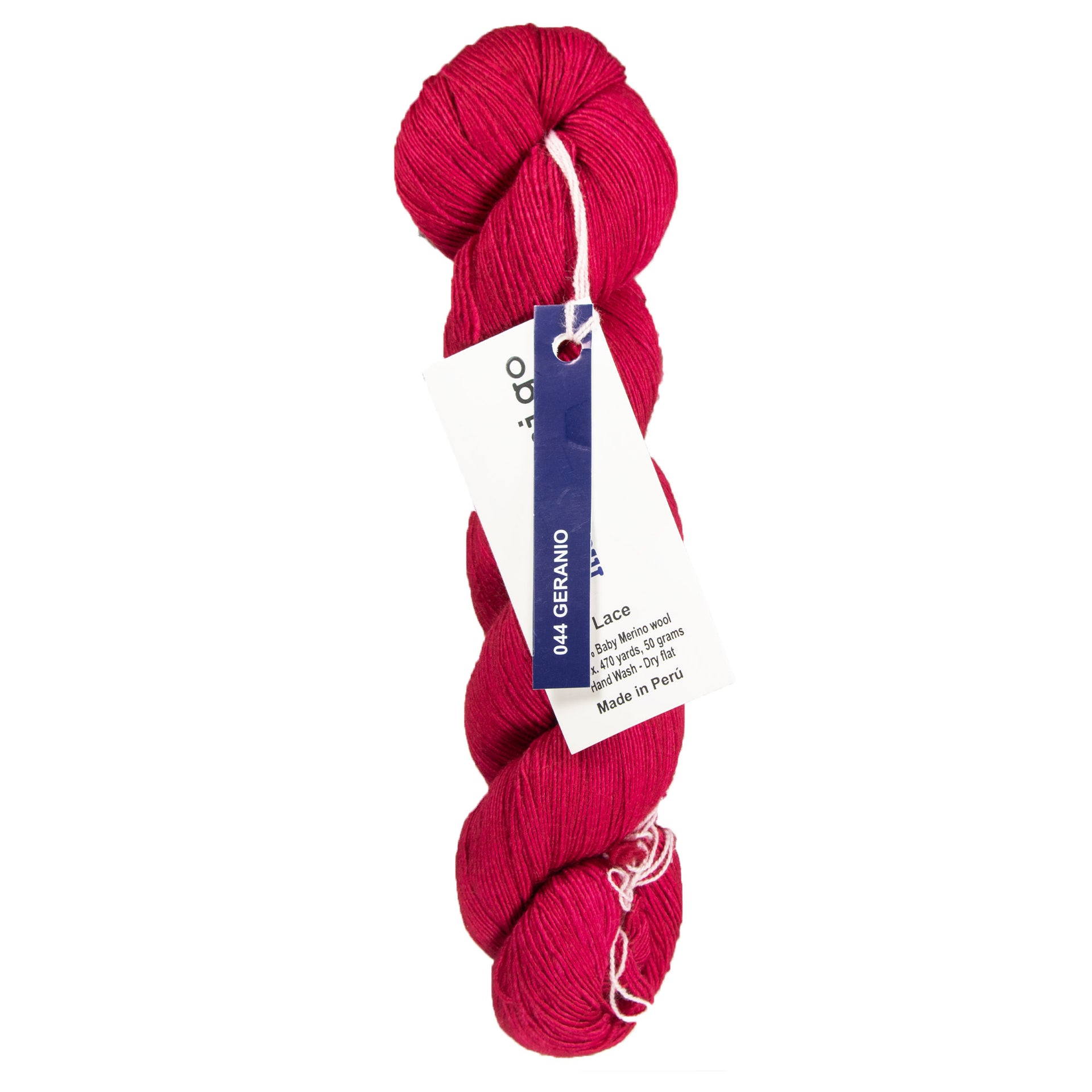 Malabrigo Lace Yarn - 044 Geranio - Zoom Image
