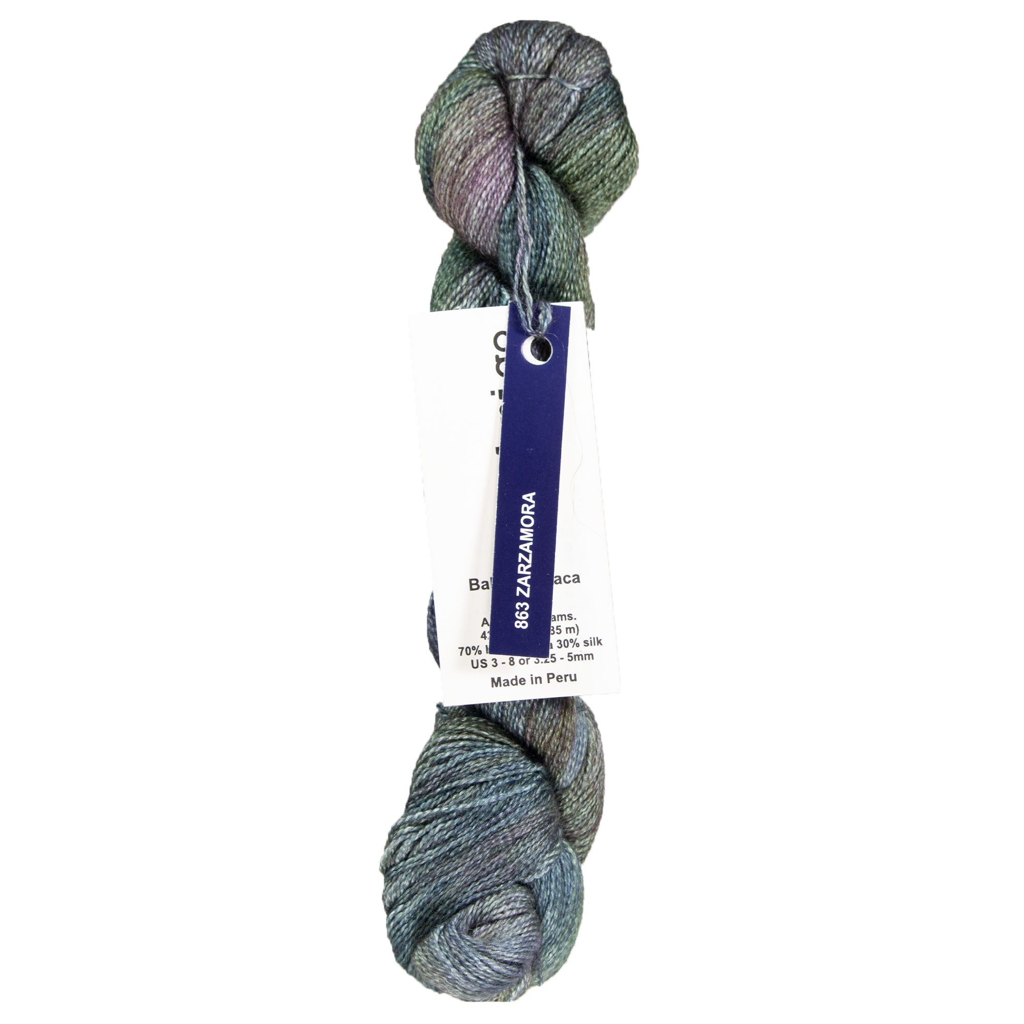Malabrigo Silkpaca Yarn - 863 Zarzamora - Zoom Image