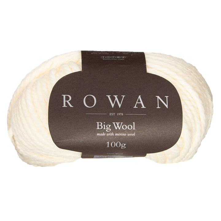 Rowan Big Wool Yarn - 01 White Hot - Zoom Image