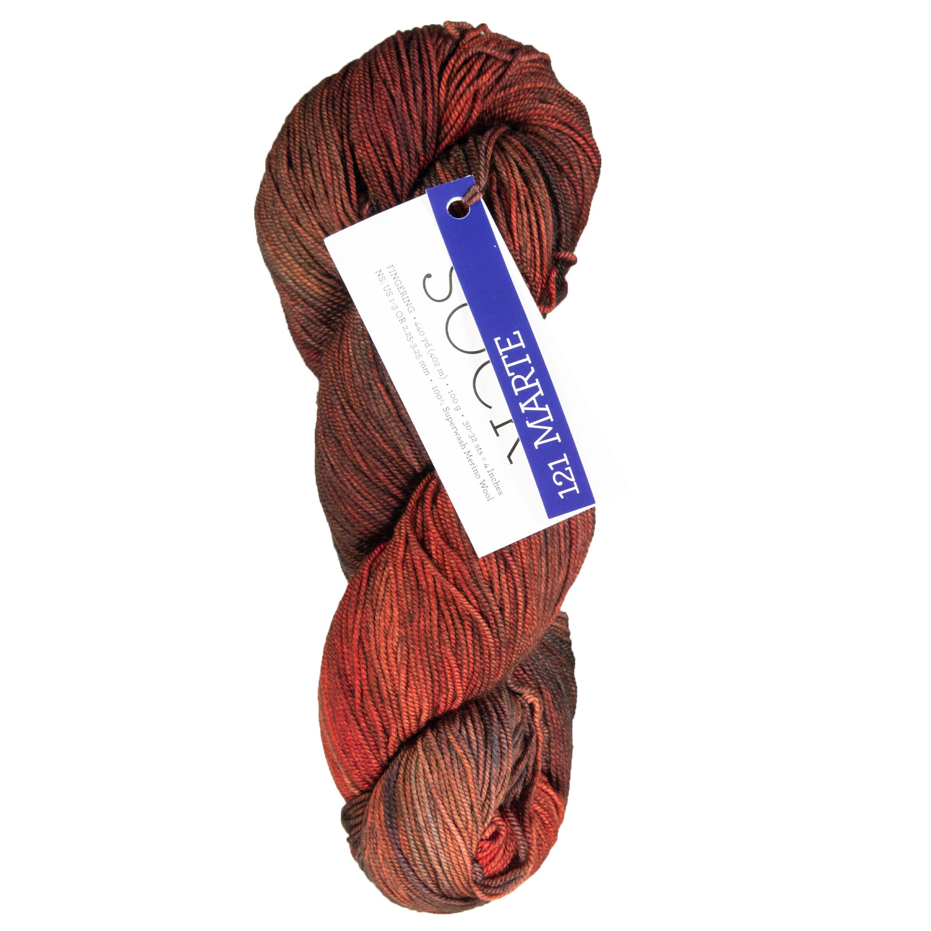 Malabrigo Sock Yarn - 121 Marte - Zoom Image
