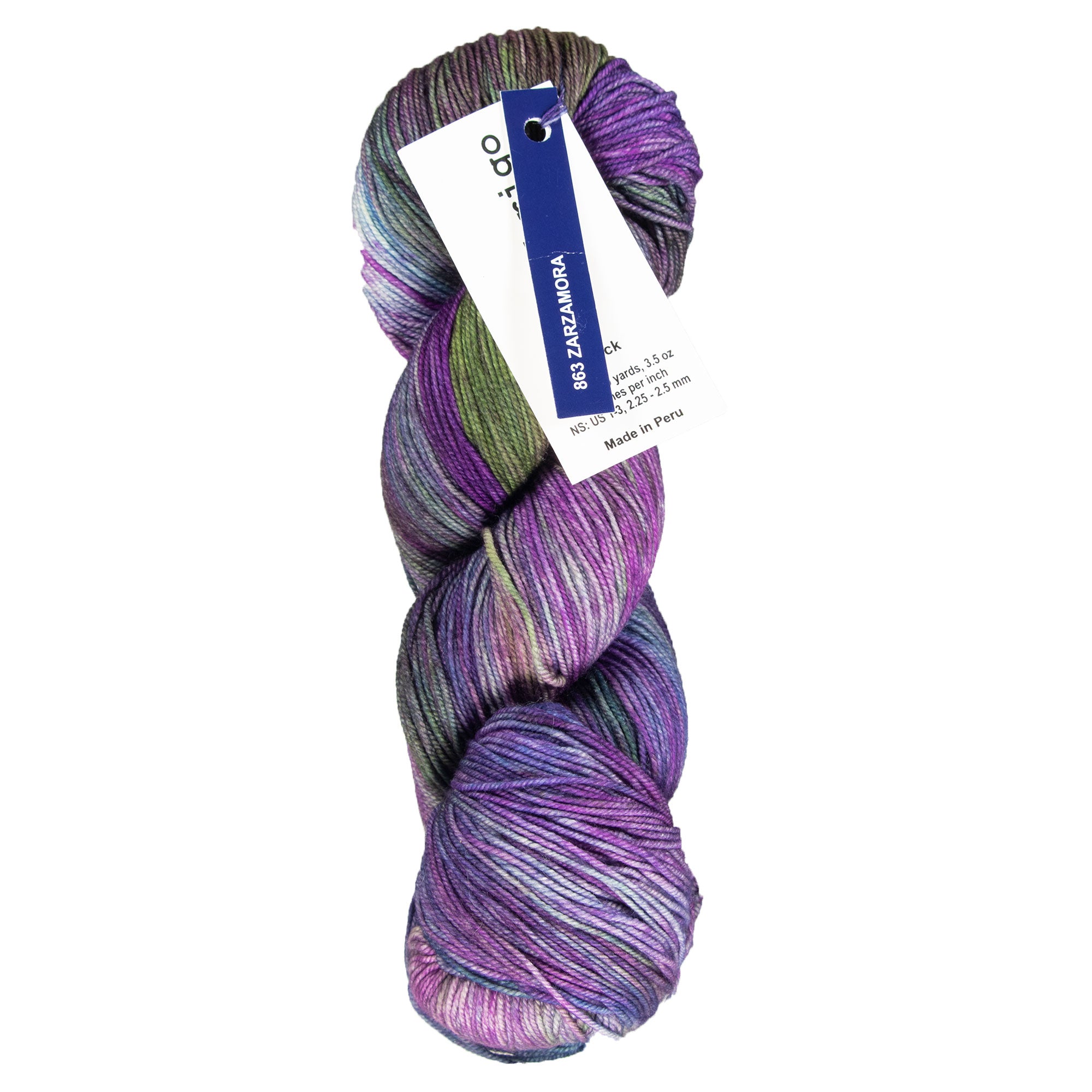 Malabrigo Sock Yarn - 863 Zarzamora - Zoom Image