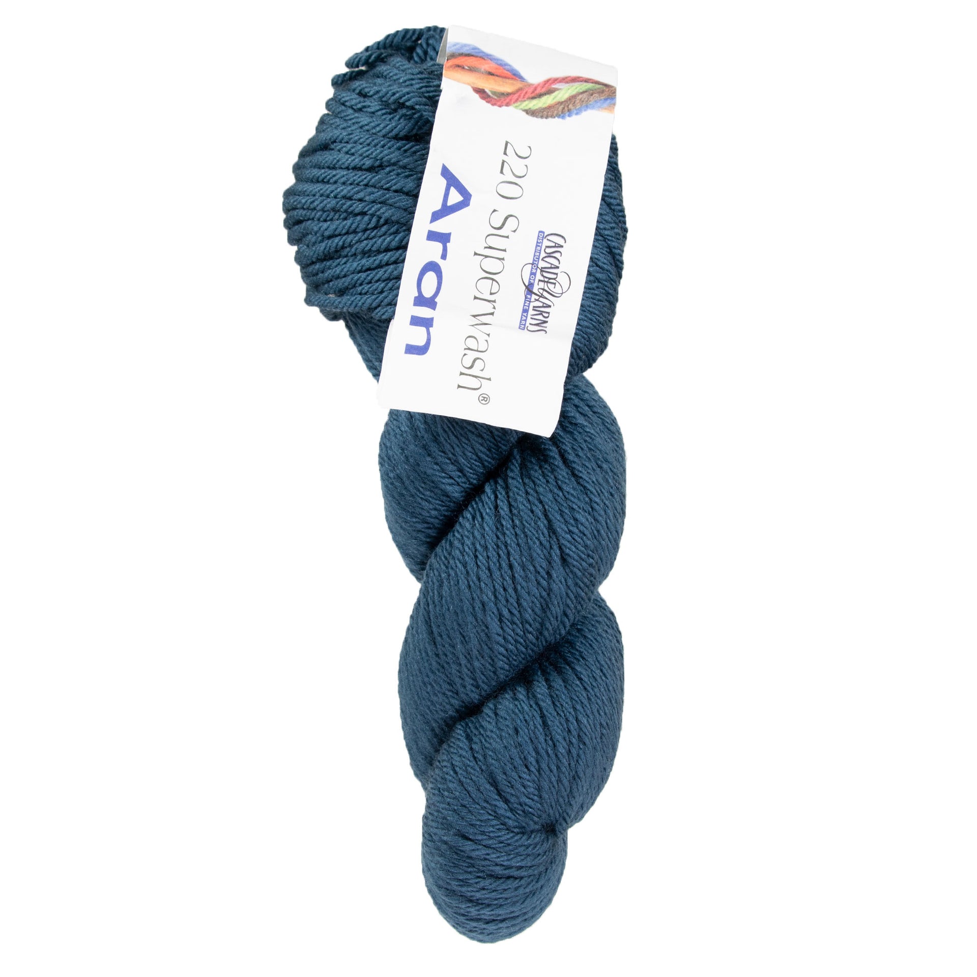 Cascade Yarns 220 Superwash Aran Yarn - 1999 Majolica Blue - Zoom Image
