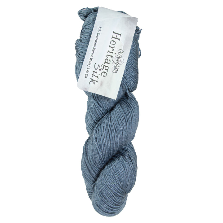 Cascade Yarns Heritage Silk Yarn - 5686 China Blue - Zoom Image