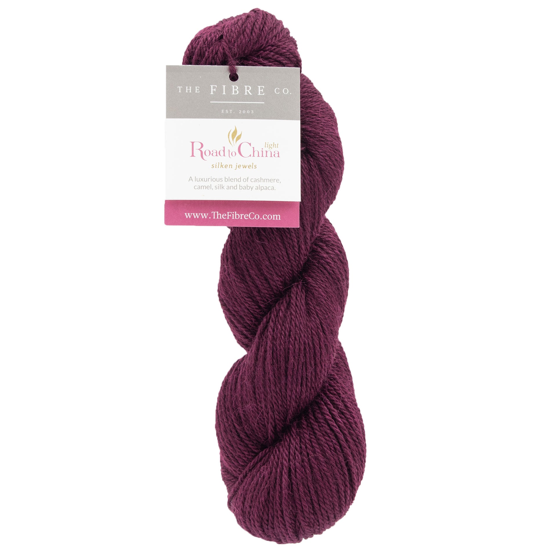 The Fibre Co. Road to China Light Yarn - 300 Garnet - Zoom Image
