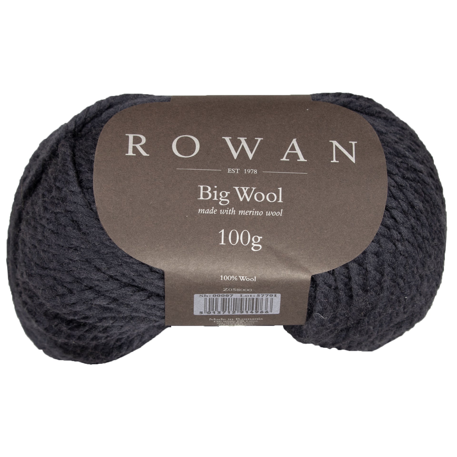 Rowan Big Wool Yarn - 07 Smoky - Zoom Image
