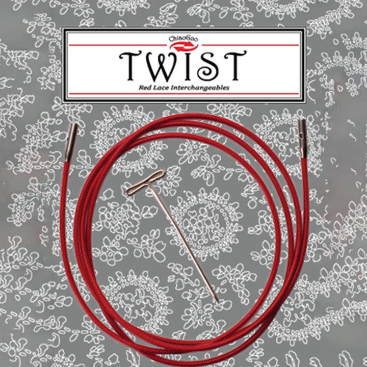 ChiaoGoo TWIST Red Cables Needles - 50"/125cm [L] - Zoom Image