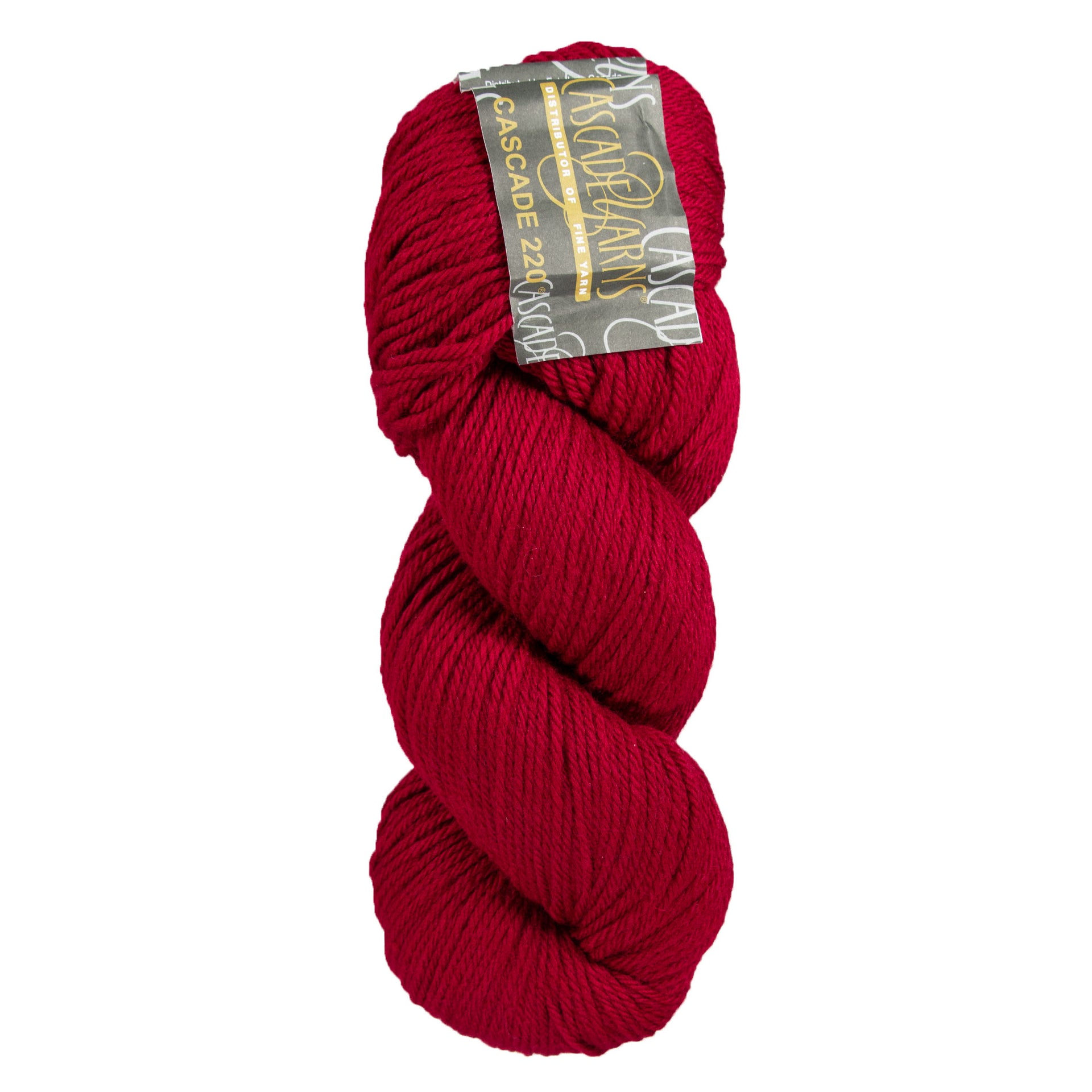 Cascade 220 Yarn - 9404 Ruby - Zoom Image
