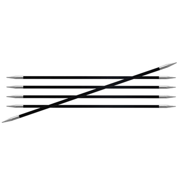KnitPro Karbonz Double Point Needles - US 5 (3.75mm) - 8" - Zoom Image
