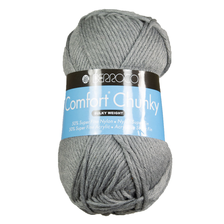 Berroco Comfort Chunky Yarn - 5770 Ash Grey - Zoom Image