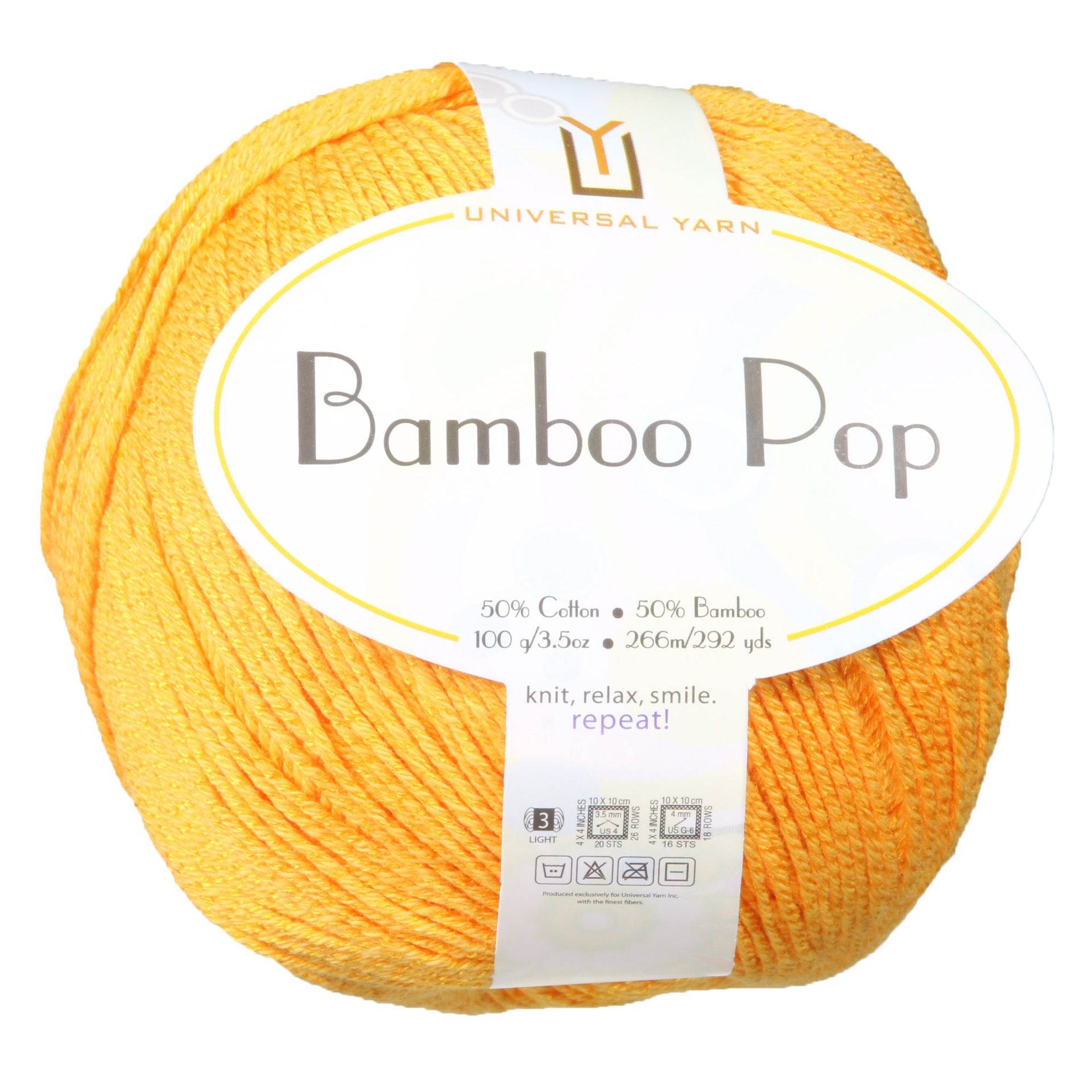 Universal Yarn Bamboo Pop Yarn - 118 Marmalade - Zoom Image
