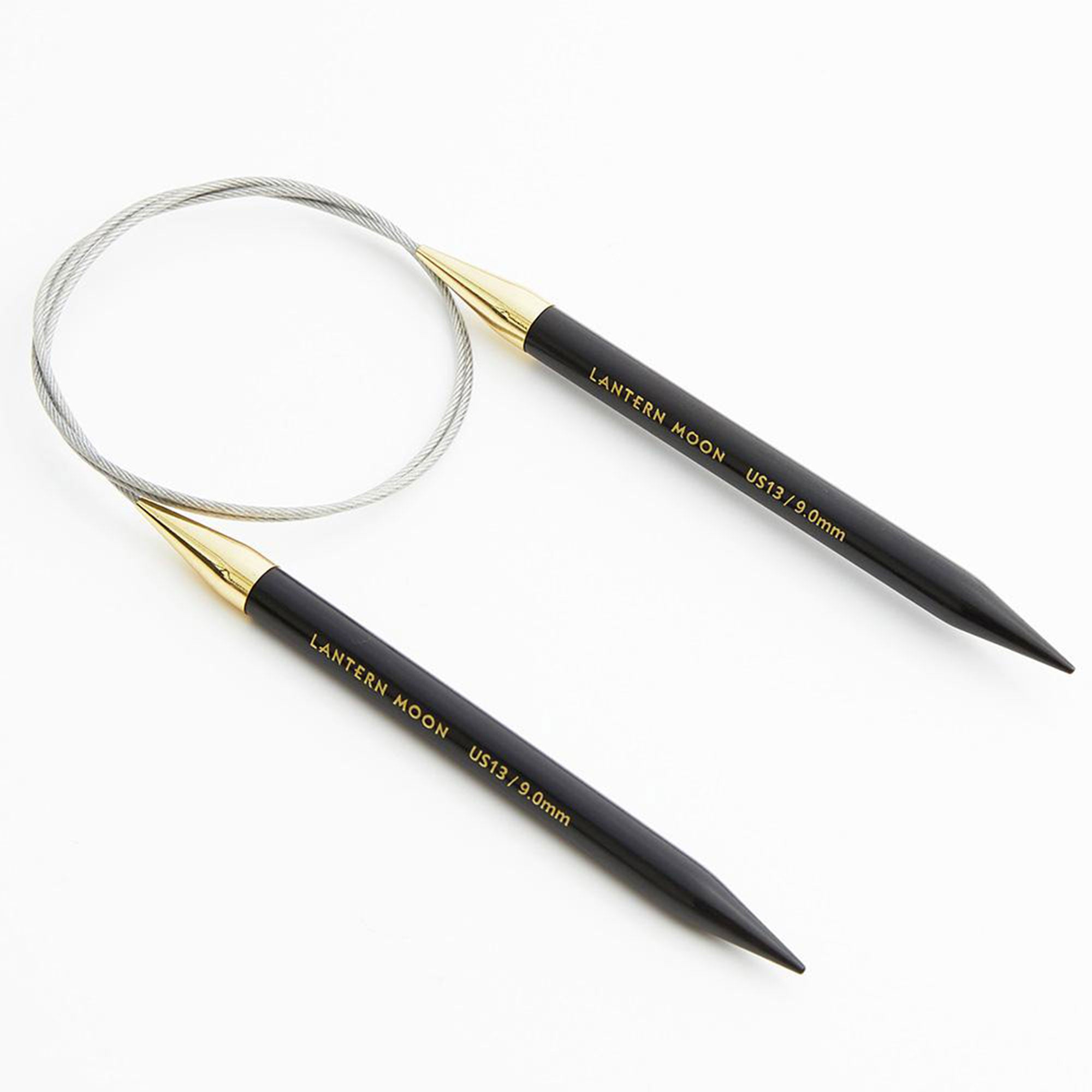 Lantern Moon Ebony Destiny Circular Needles - US 11 (8.00mm) - 32" - Zoom Image