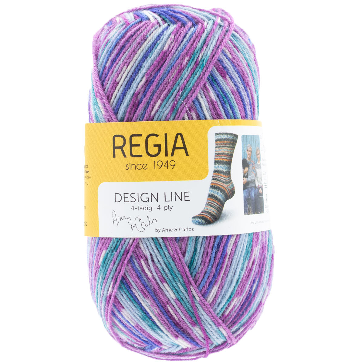 REGIA Design Line by Arne & Carlos - 100g Yarn - 3653 - Star Night Color - Extra Image
