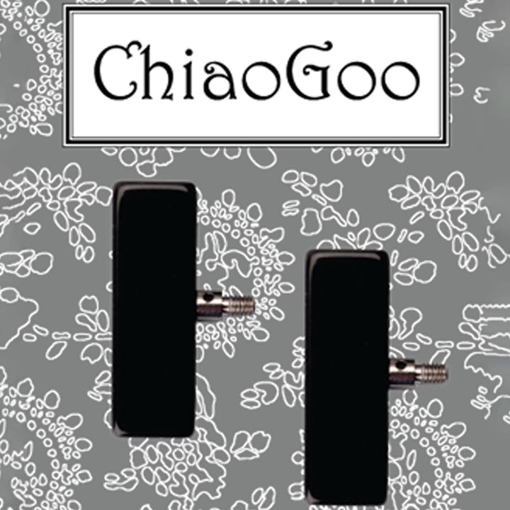 ChiaoGoo End Stoppers - Large [L] - Black - Zoom Image