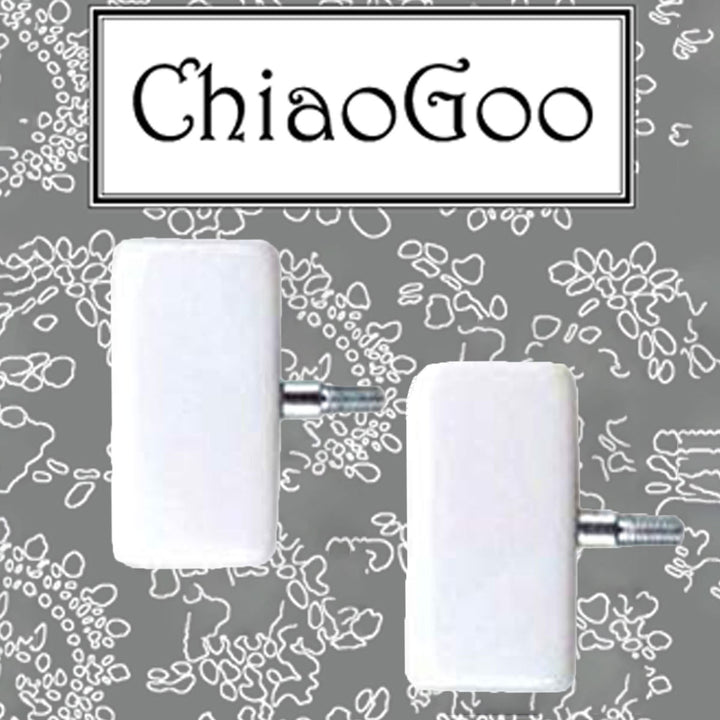 ChiaoGoo End Stoppers - Small [S] - White - Extra Image