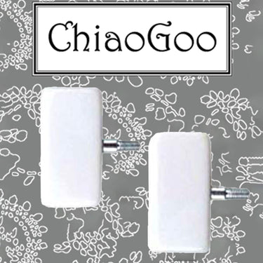 ChiaoGoo End Stoppers - Small [S] - White - Zoom Image