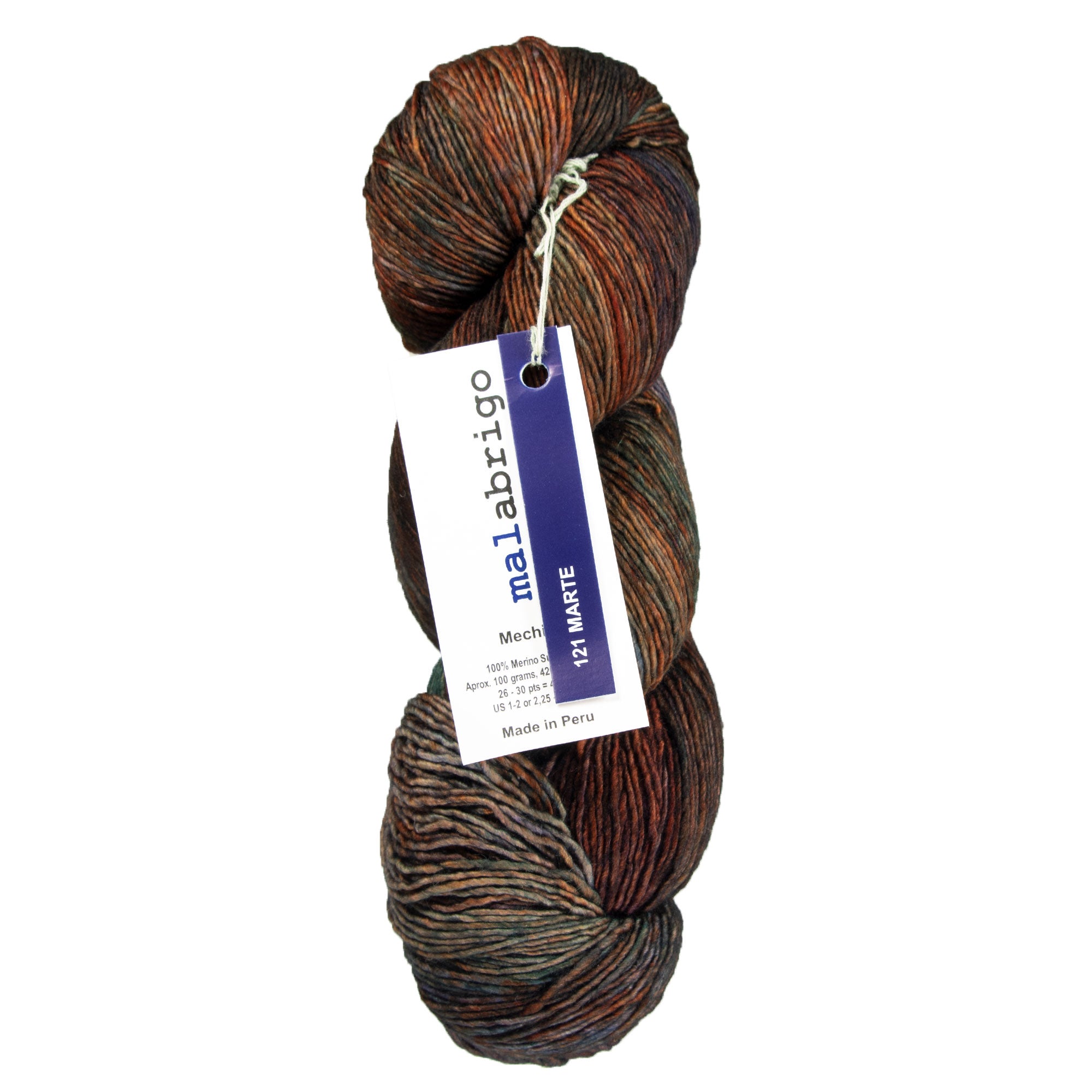Malabrigo Mechita Yarn - 121 Marte - Zoom Image