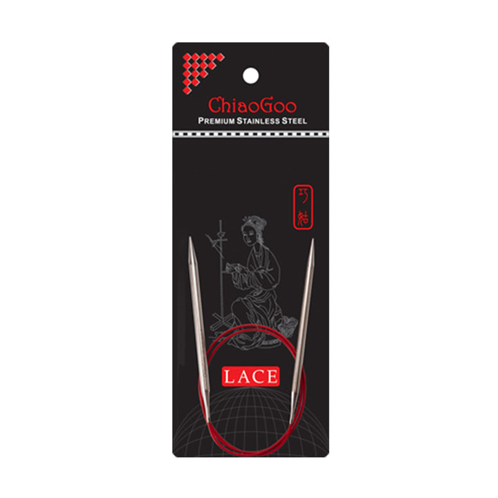 ChiaoGoo RED Lace Circular Needles - US 5 (3.75mm) - 16" - Zoom Image