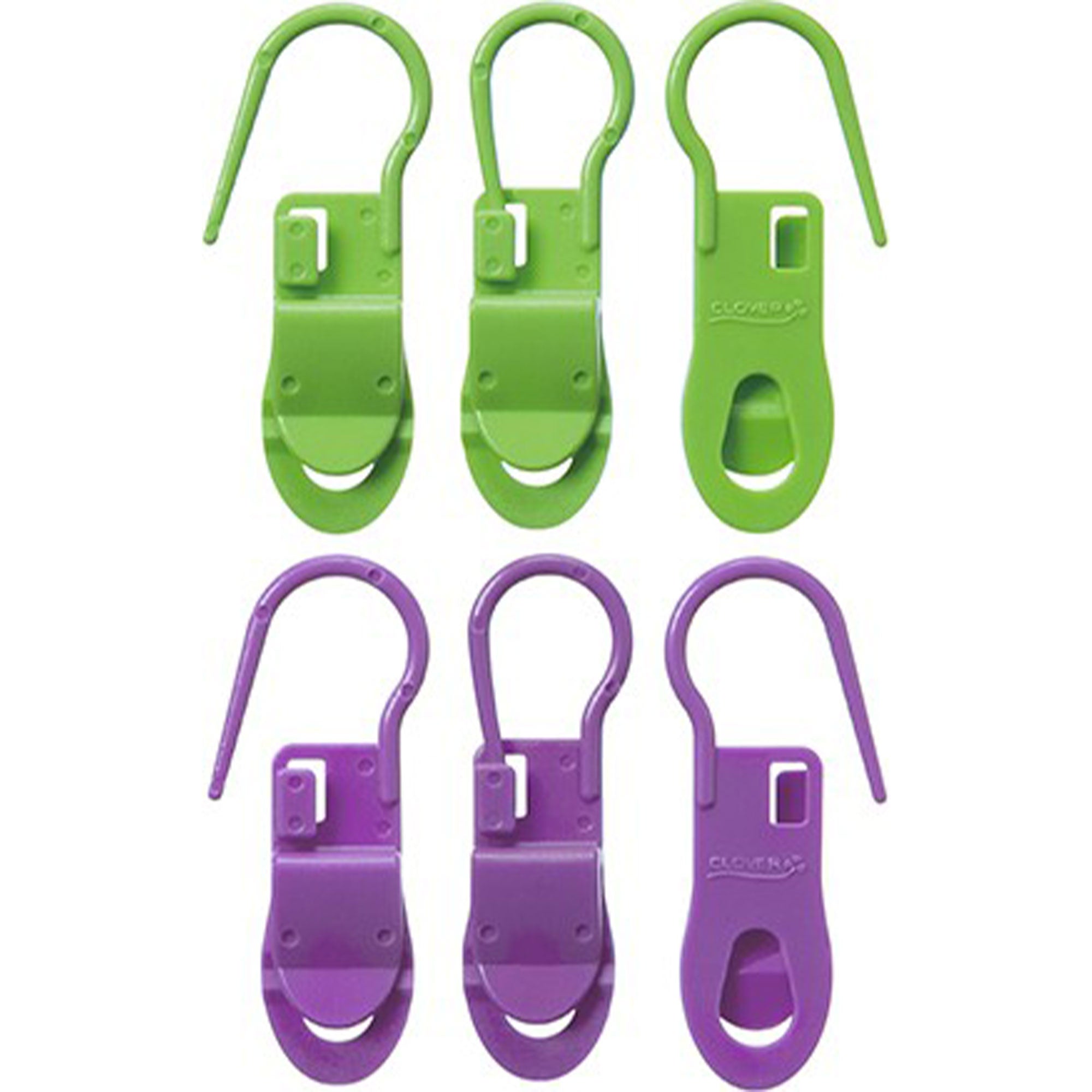 Clover Stitch Markers - Locking Stitch Markers with Clip - Zoom Image