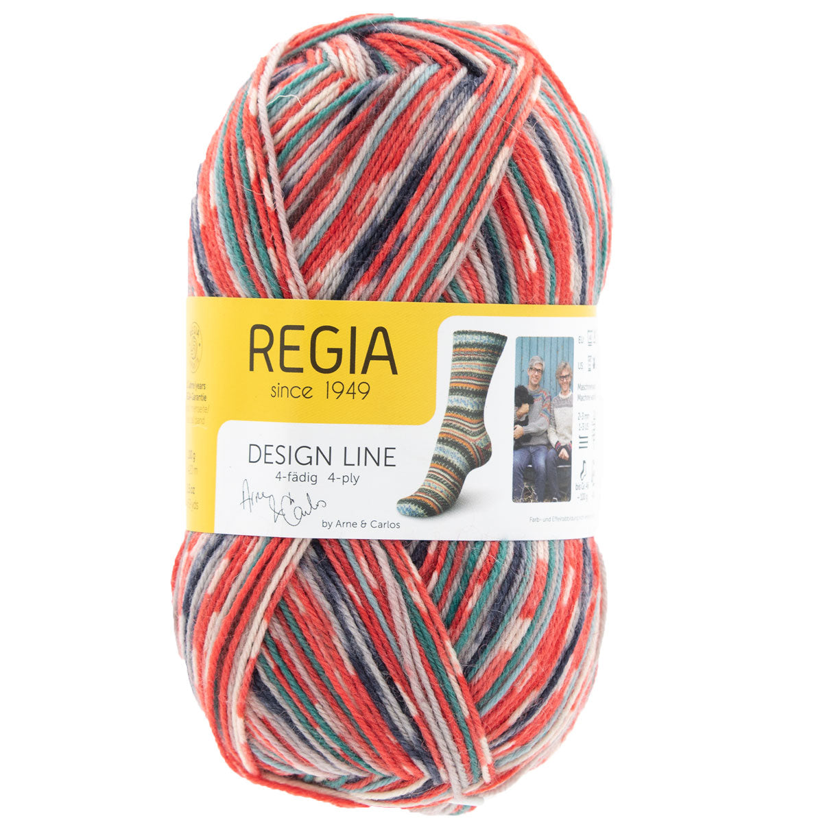 REGIA Design Line by Arne & Carlos - 100g Yarn - 3760 - Garden Color - Extra Image
