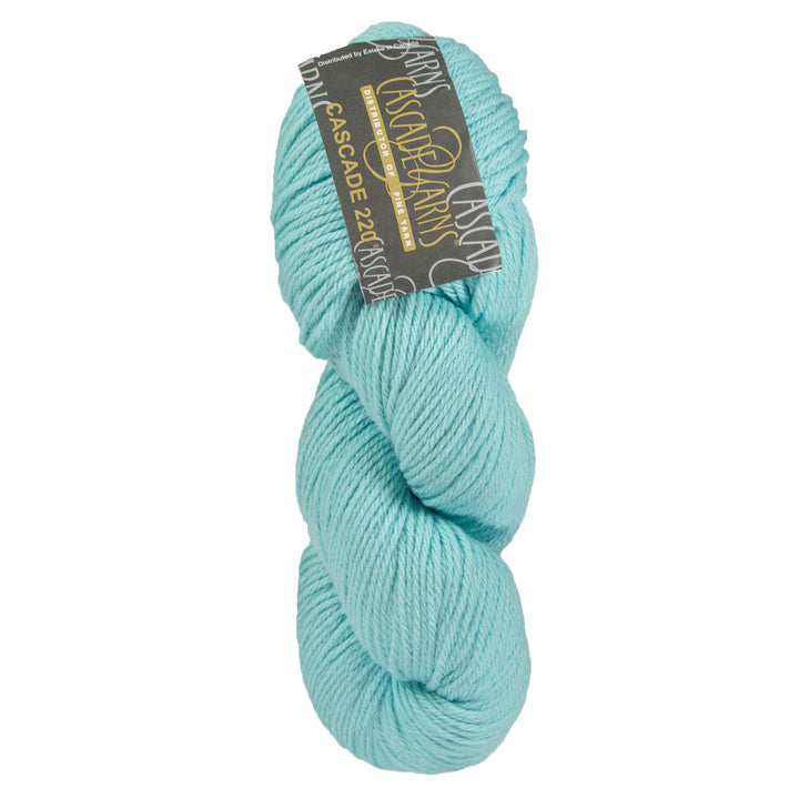 Cascade 220 Yarn - 9634 Aqua Haze - Zoom Image