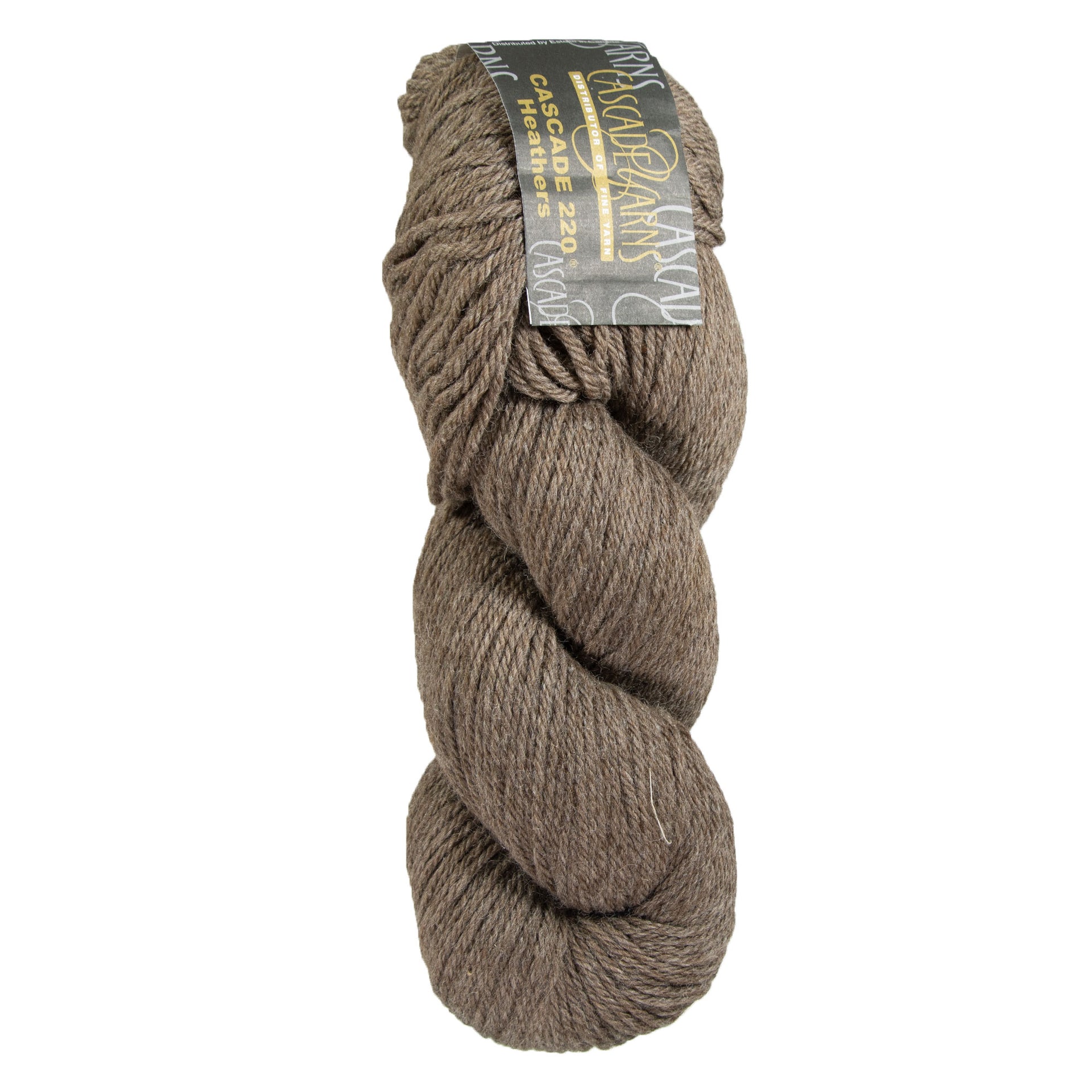 Cascade 220 Yarn - 8013 Heathered Brown - Zoom Image

