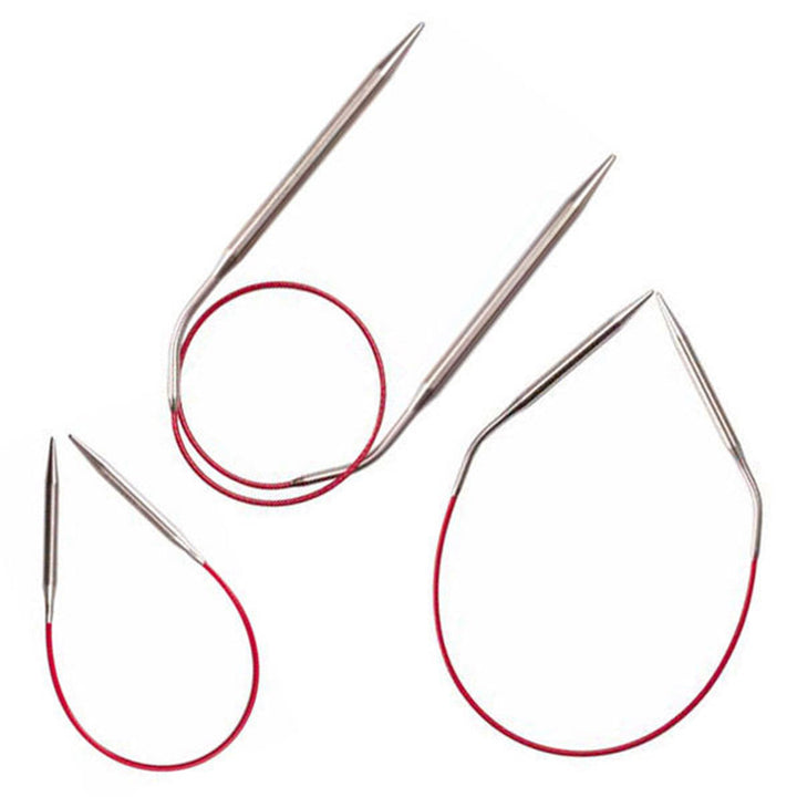 ChiaoGoo Knit RED Circular Needles - US 7 (4.50mm) - 24" - Zoom Image