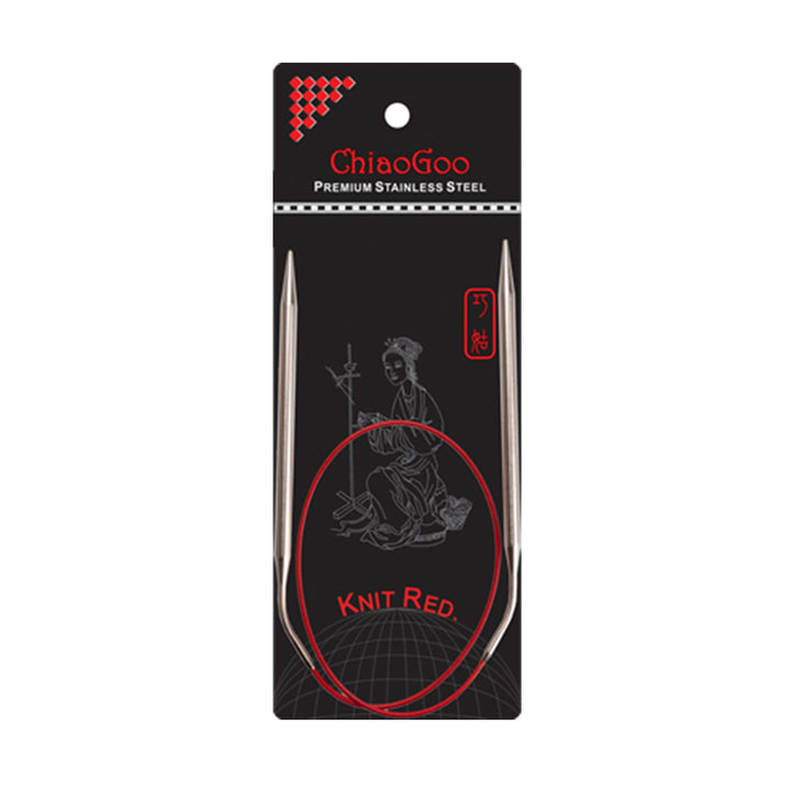 ChiaoGoo Knit RED Circular Needles - US 7 (4.50mm) - 24" - Extra Image