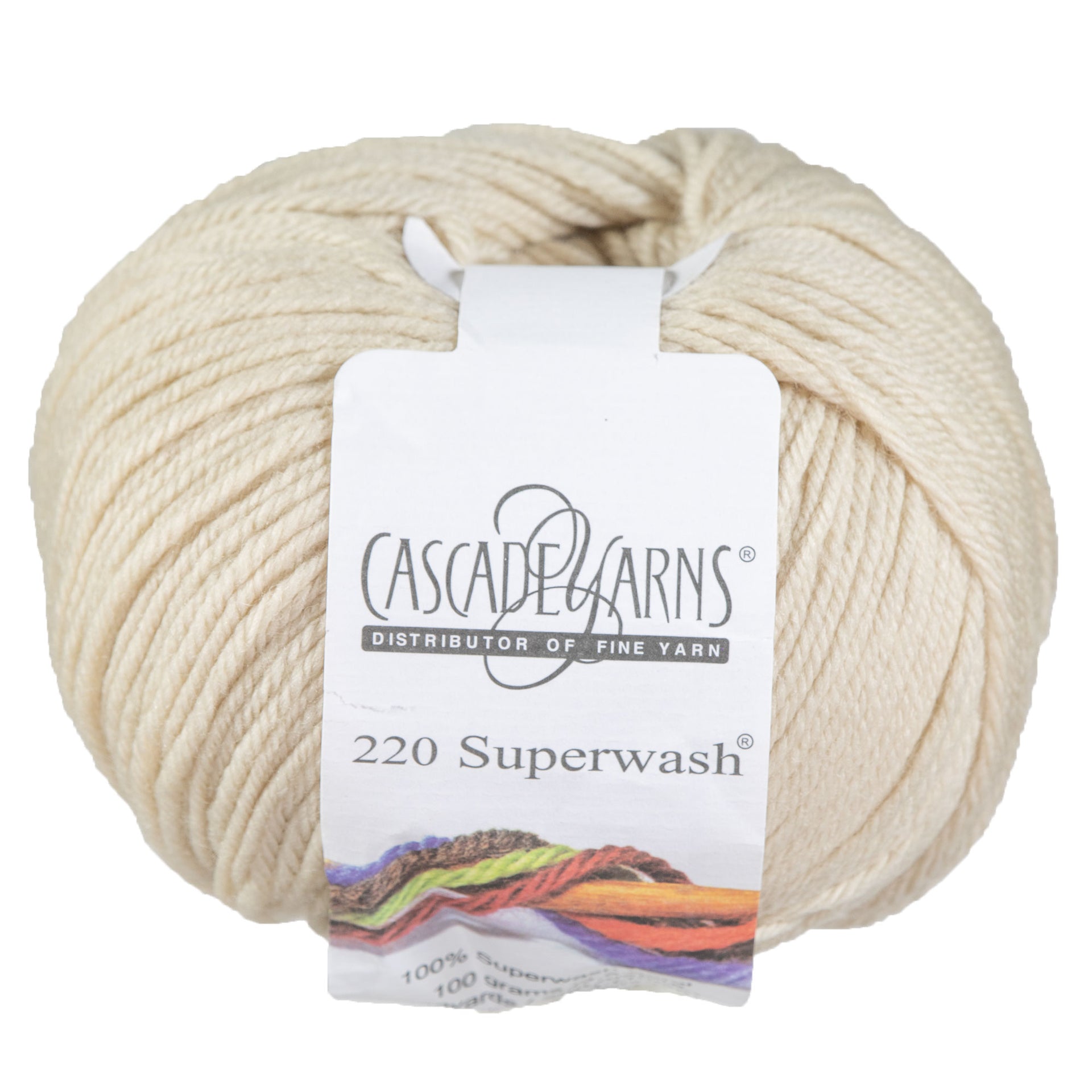 Cascade Yarns 220 Superwash Yarn - 0228 Frosted Almond - Zoom Image
