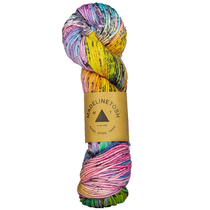 Madelinetosh Tosh Vintage Yarn - Electric Rainbow - Zoom Image