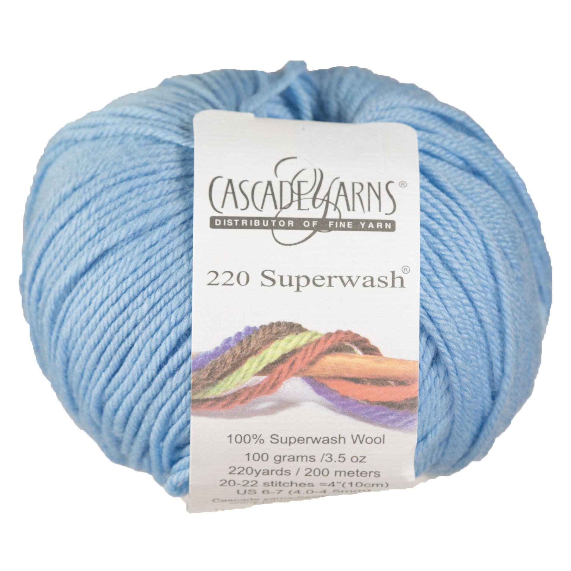 Cascade Yarns 220 Superwash Yarn - 0847 Caribbean - Zoom Image
