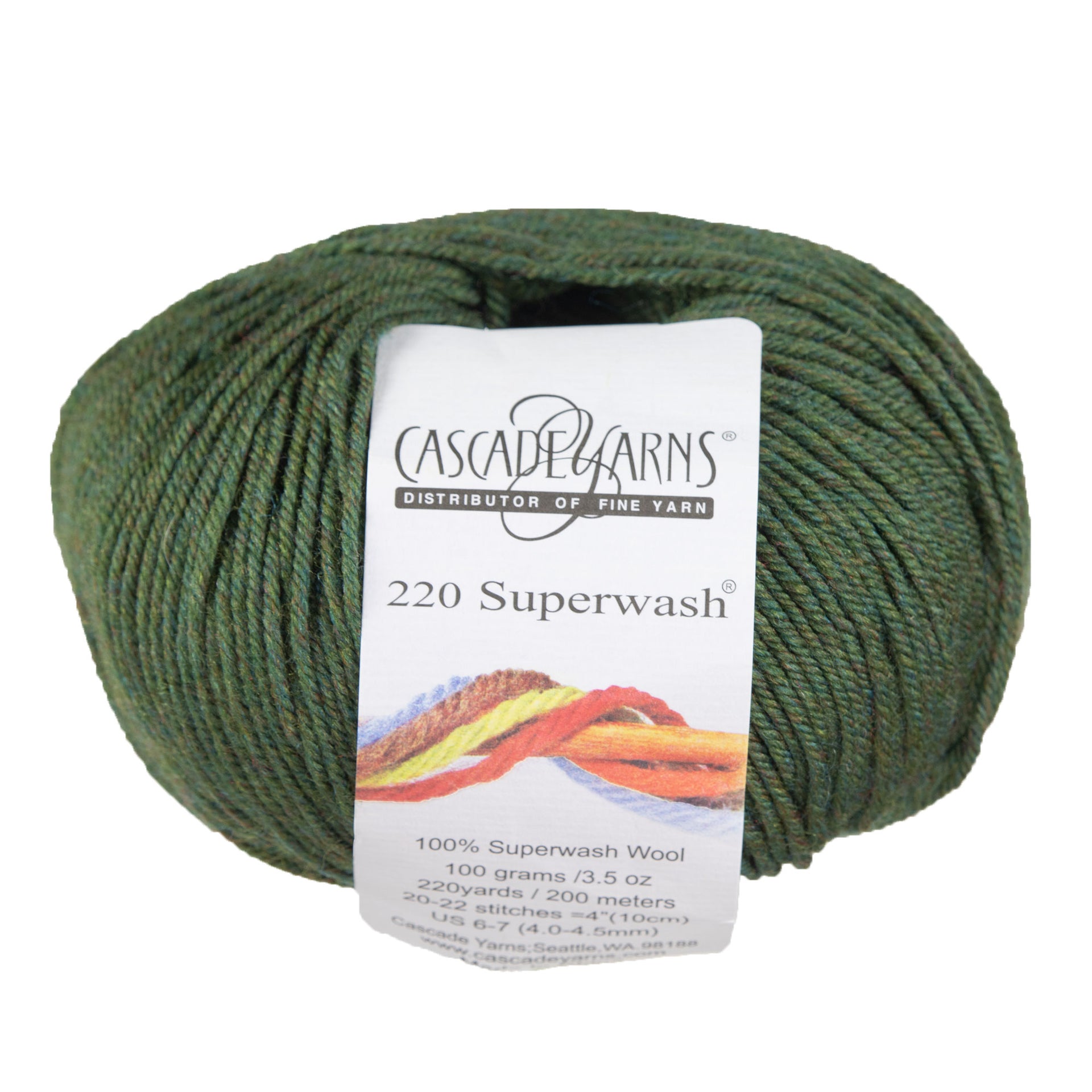 Cascade Yarns 220 Superwash Yarn - 0867 Lichen - Zoom Image
