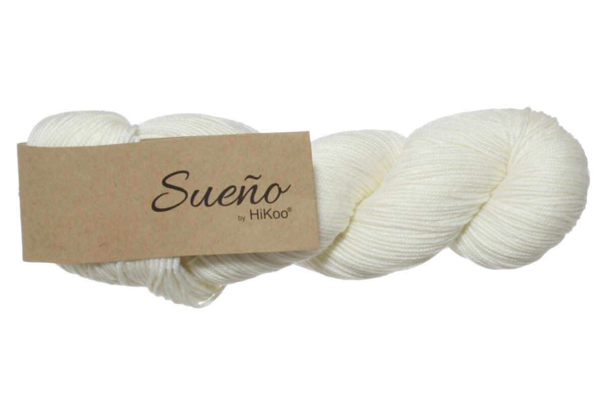 HiKoo Sueno Yarn - 1111 - Cream - Extra Image
