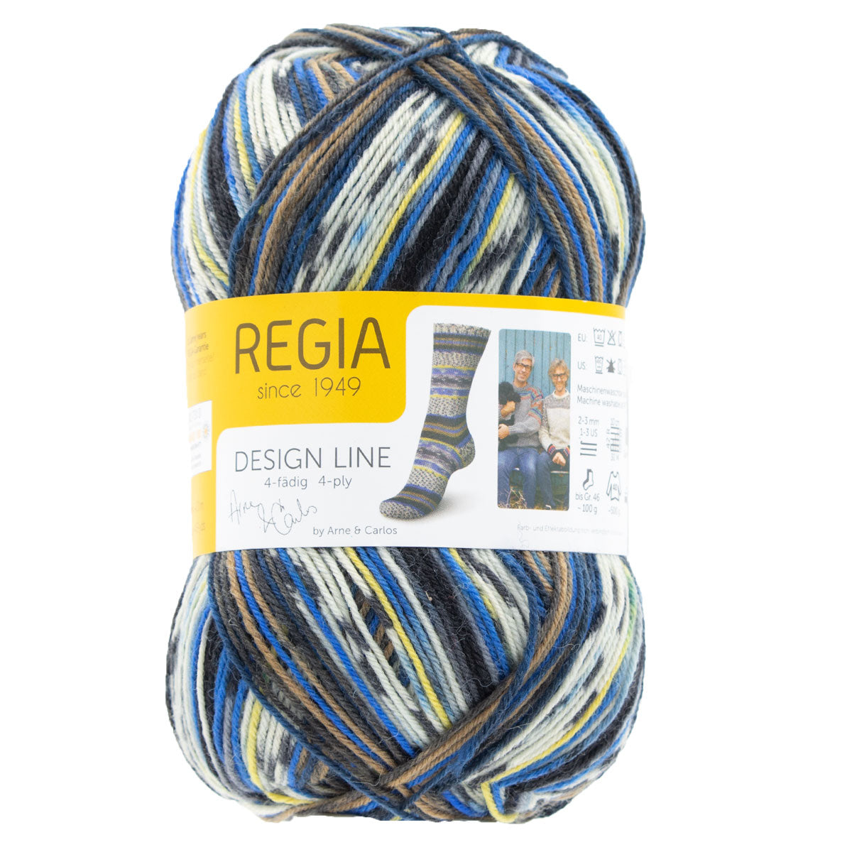 REGIA Design Line by Arne & Carlos - 100g Yarn - 2460 Bamble Color - Extra Image
