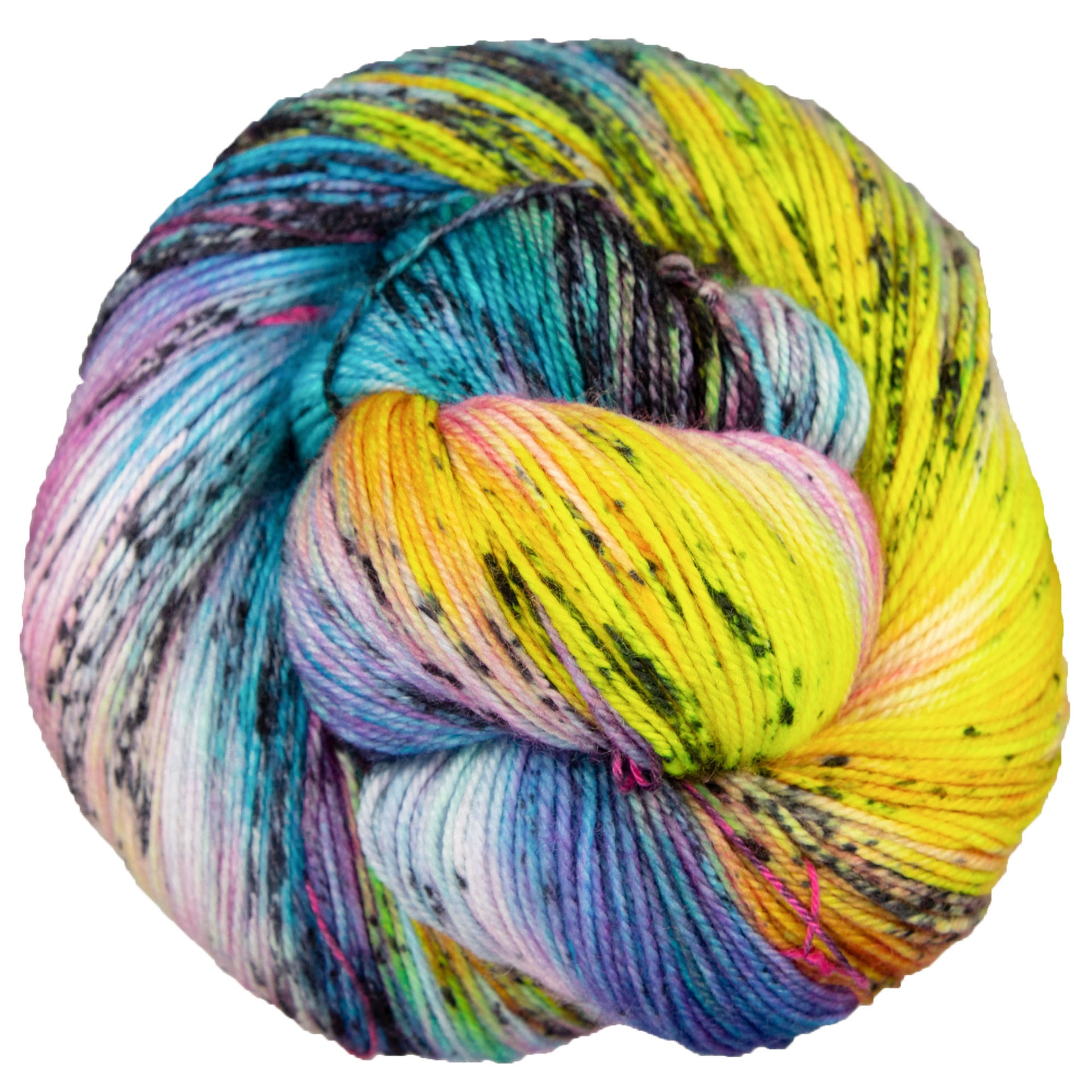 Madelinetosh Twist Light Yarn - Electric Rainbow - Zoom Image
