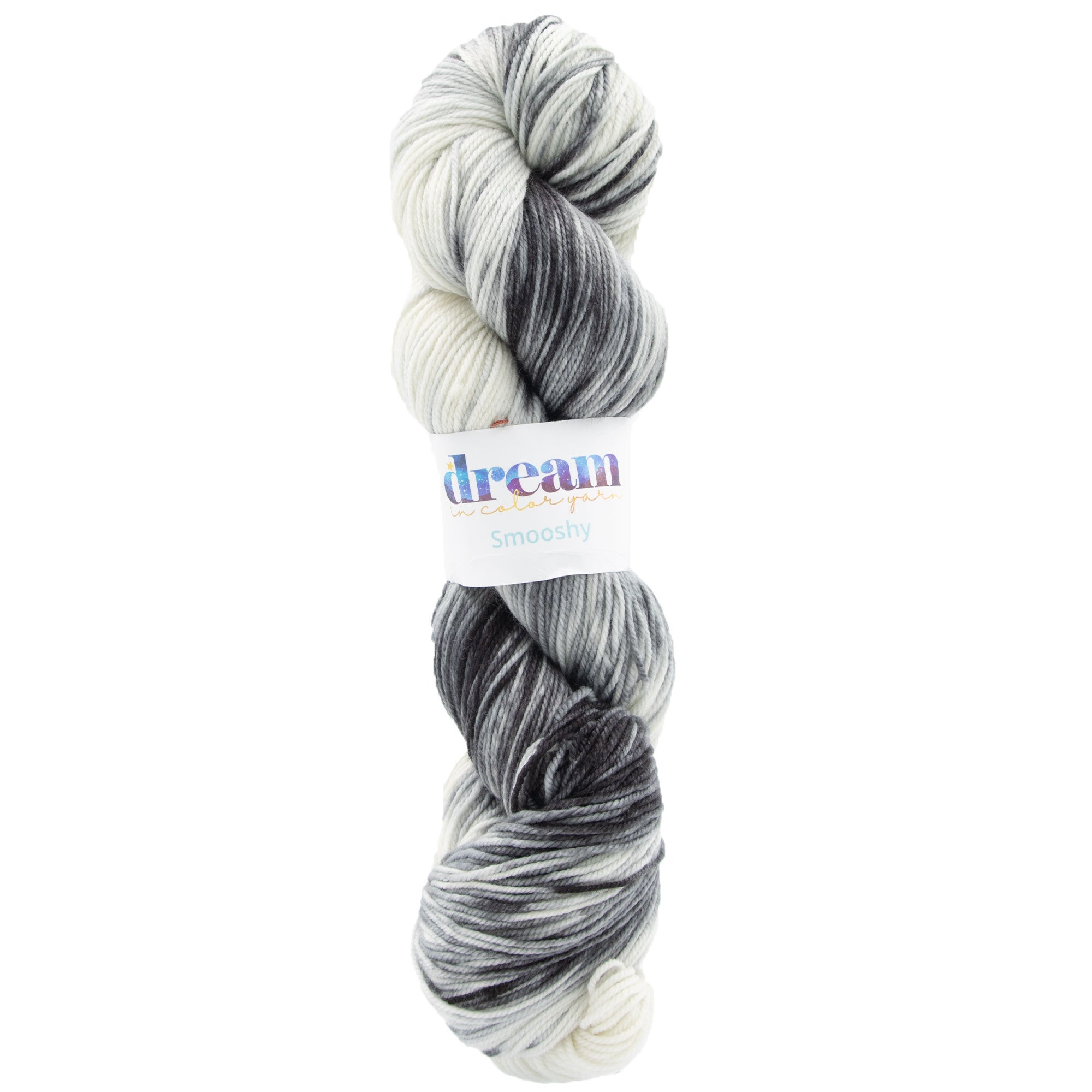 Dream in Color Smooshy Yarn - Black & White - Zoom Image