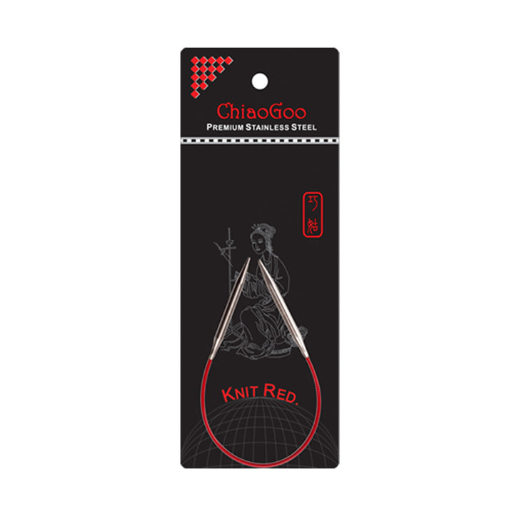 ChiaoGoo Knit RED Circular Needles - US 4 (3.50mm) - 9" - Extra Image