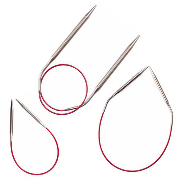 ChiaoGoo Knit RED Circular Needles - US 5 (3.75mm) - 40" - Extra Image