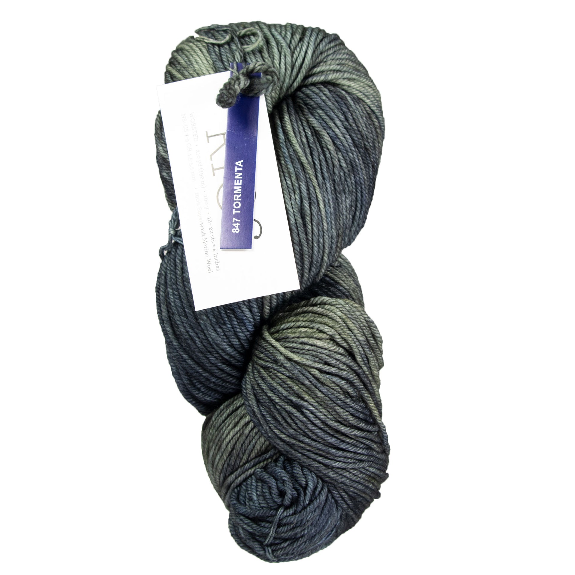 Malabrigo Rios Yarn - 847 Tormenta - Zoom Image
