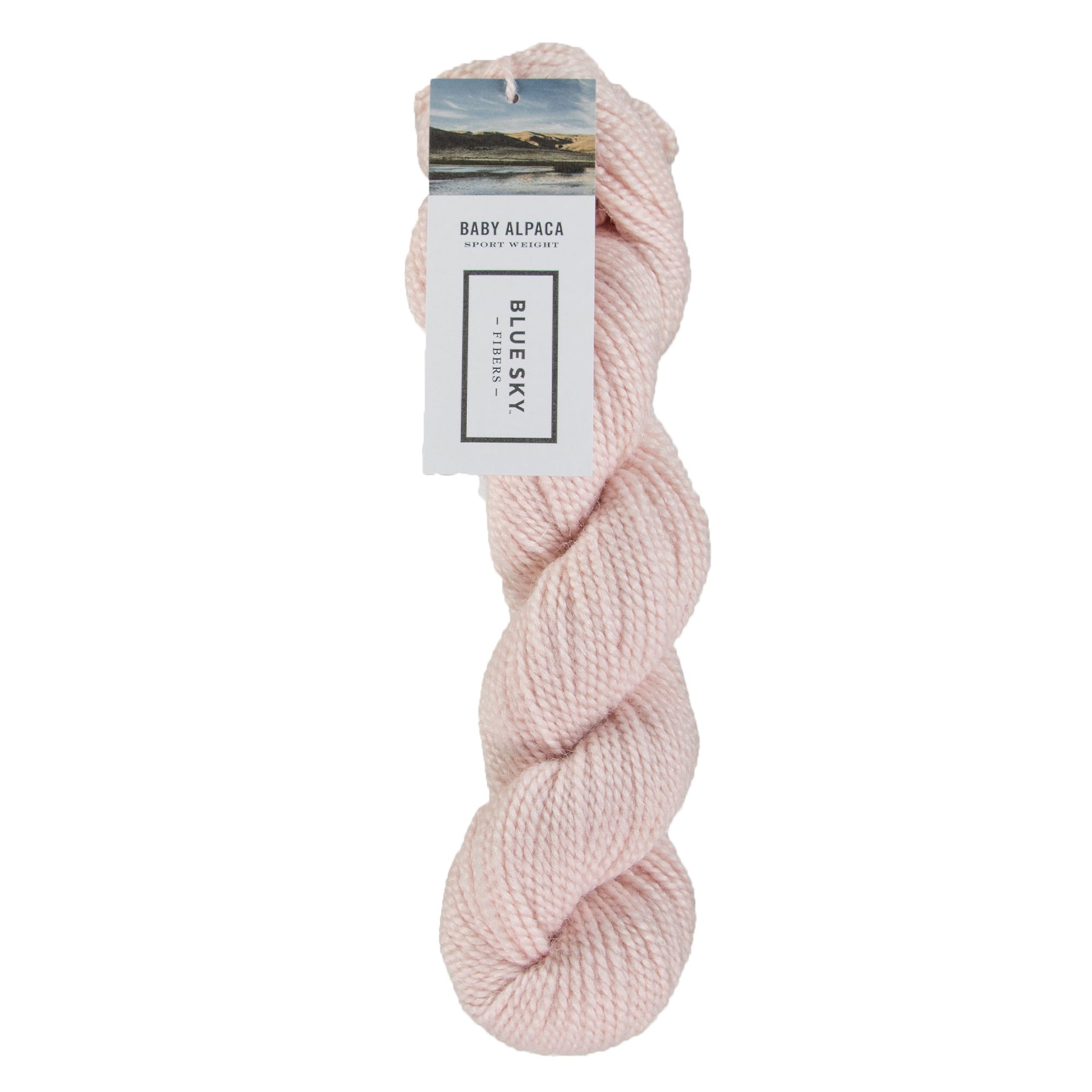 Blue Sky Fibers Baby Alpaca Yarn - 516 - Petal Pink - Zoom Image
