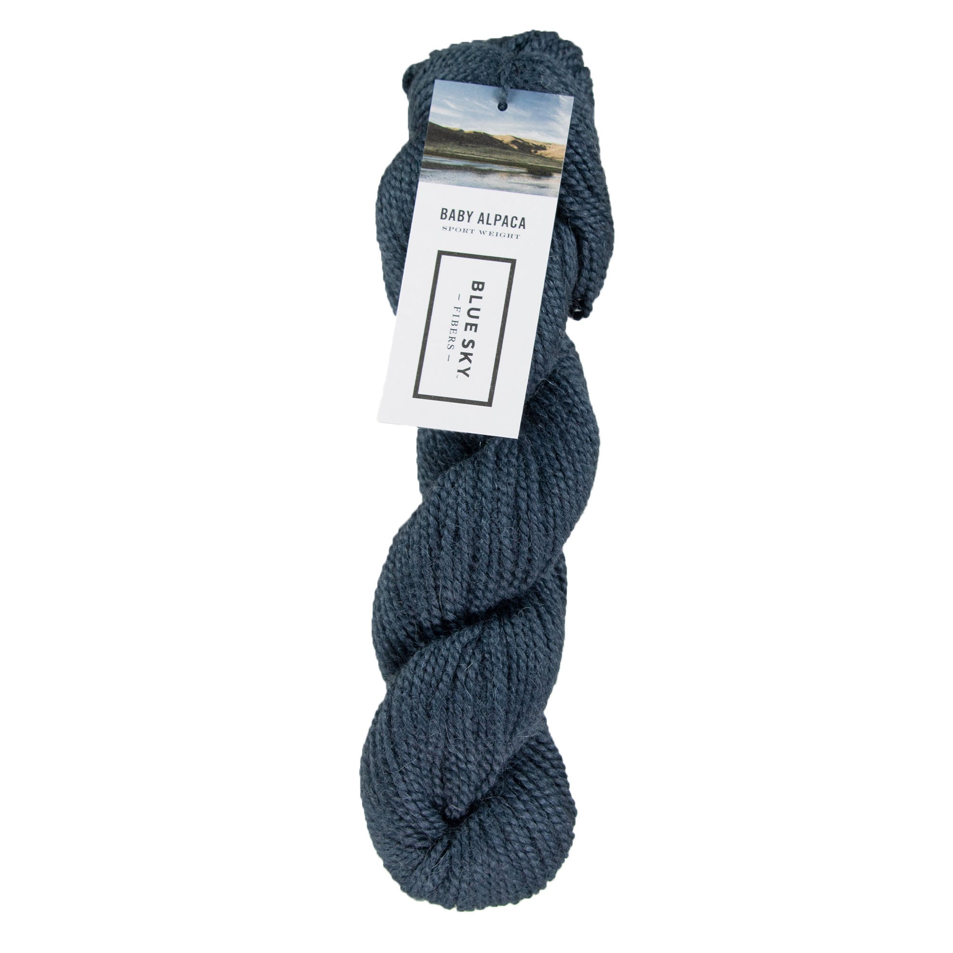 Blue Sky Fibers Baby Alpaca Yarn - 522 - Denim - Zoom Image
