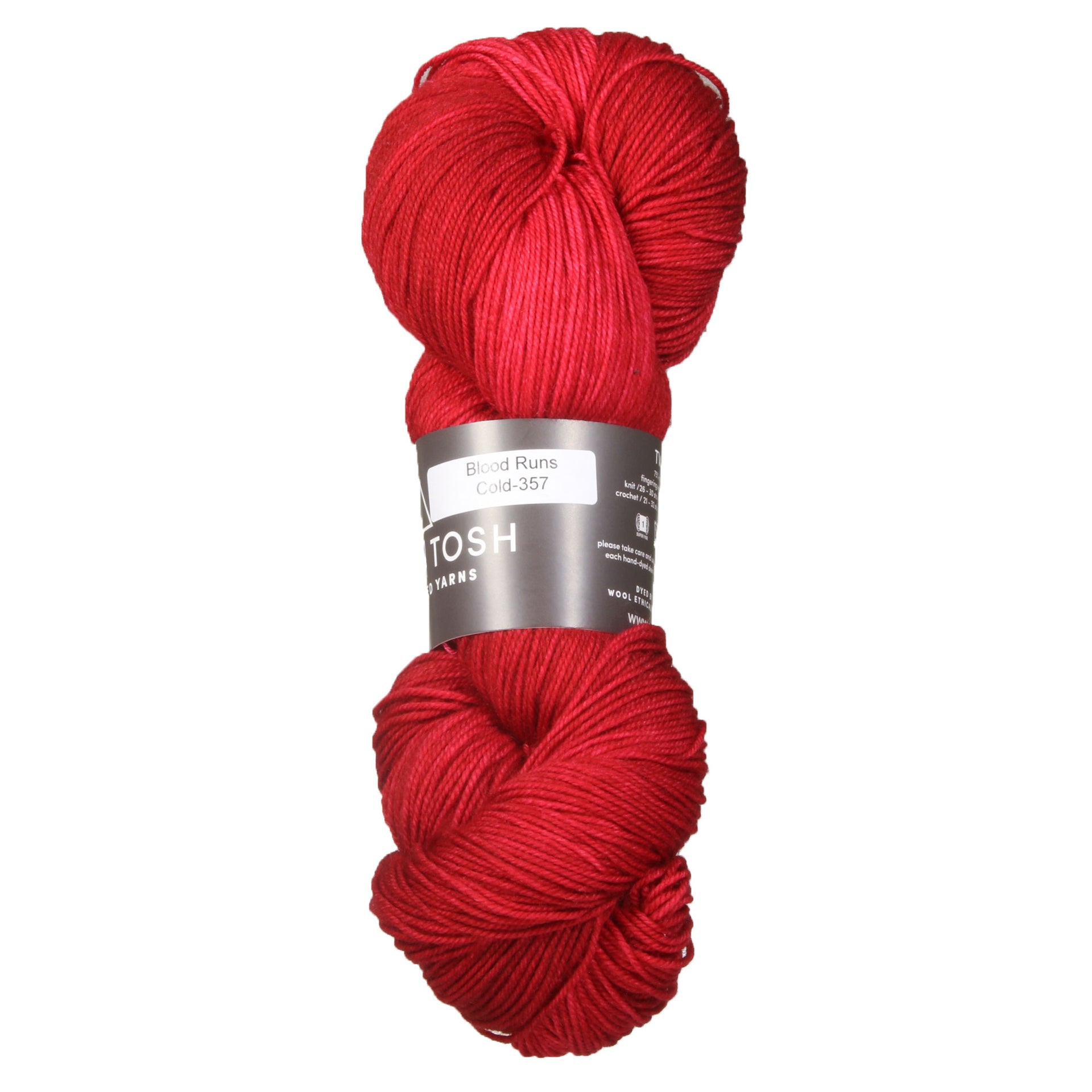 Madelinetosh Twist Light Yarn - Blood Runs Cold - Zoom Image
