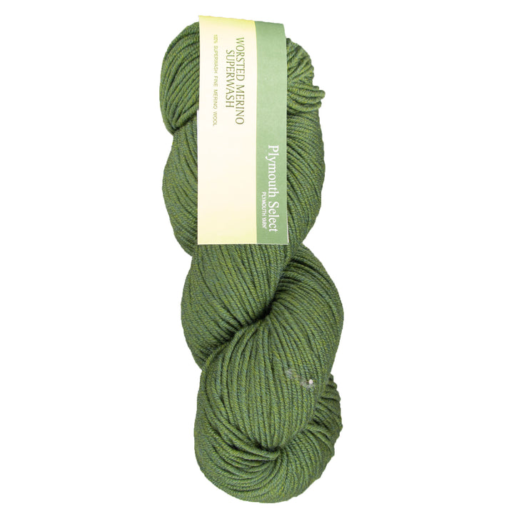 Plymouth Yarn Worsted Merino Superwash Yarn - 81 Green Heather - Zoom Image