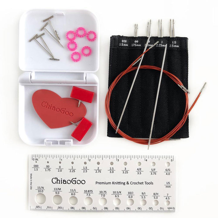 ChiaoGoo TWIST Red Lace Interchangeable Sets - 5" - Mini (US 000 - US 1.5) - Extra Image