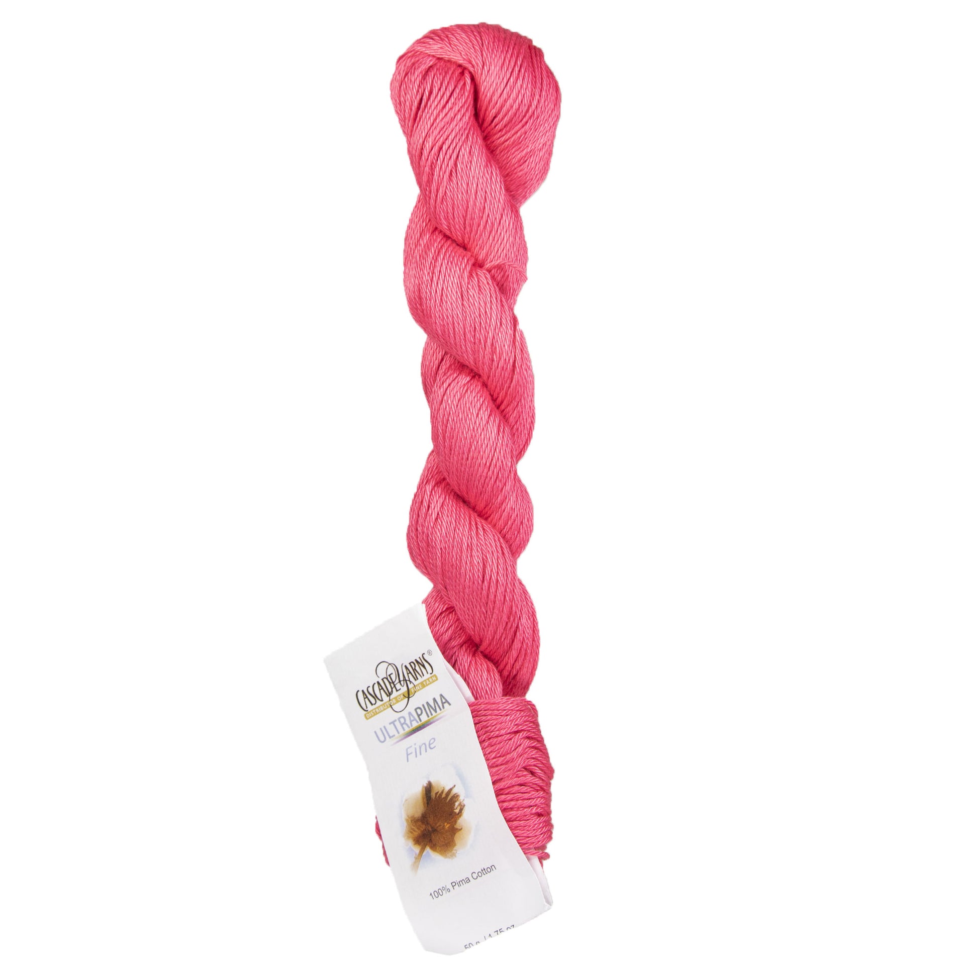 Cascade Yarns Ultra Pima Fine Yarn - 3814 Camelia Rose - Zoom Image
