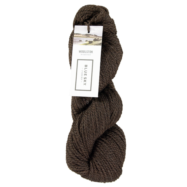 Blue Sky Fibers Woolstok Yarn - 1313 Dark Chocolate - Zoom Image