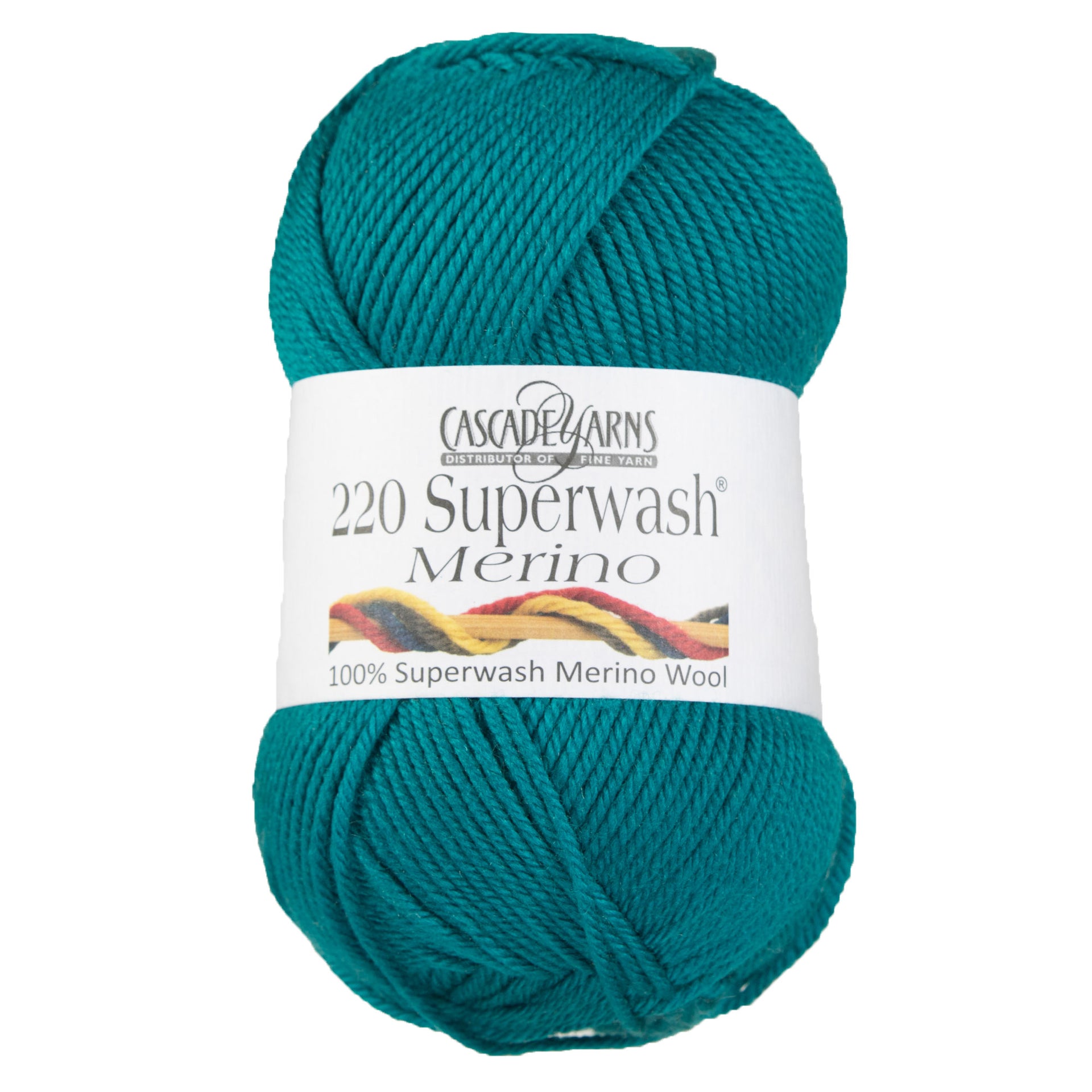 Cascade Yarns 220 Superwash Merino Yarn - 035 Teal - Zoom Image
